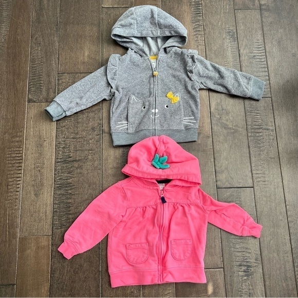 Carter’s 9m Baby Girl Jackets Coats Bundle Lot Infant - Picture 1 of 6
